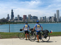 Chicago - po dojezdu na břehu Michiganského jezera