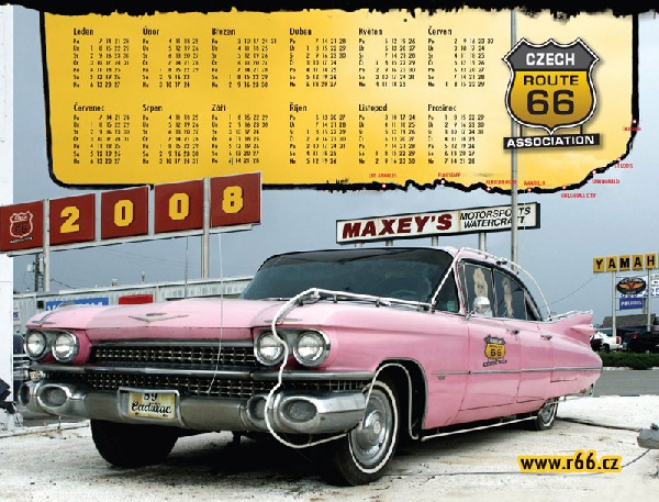 Tradiční plechový kalendář České asociace Route 66 je tady!