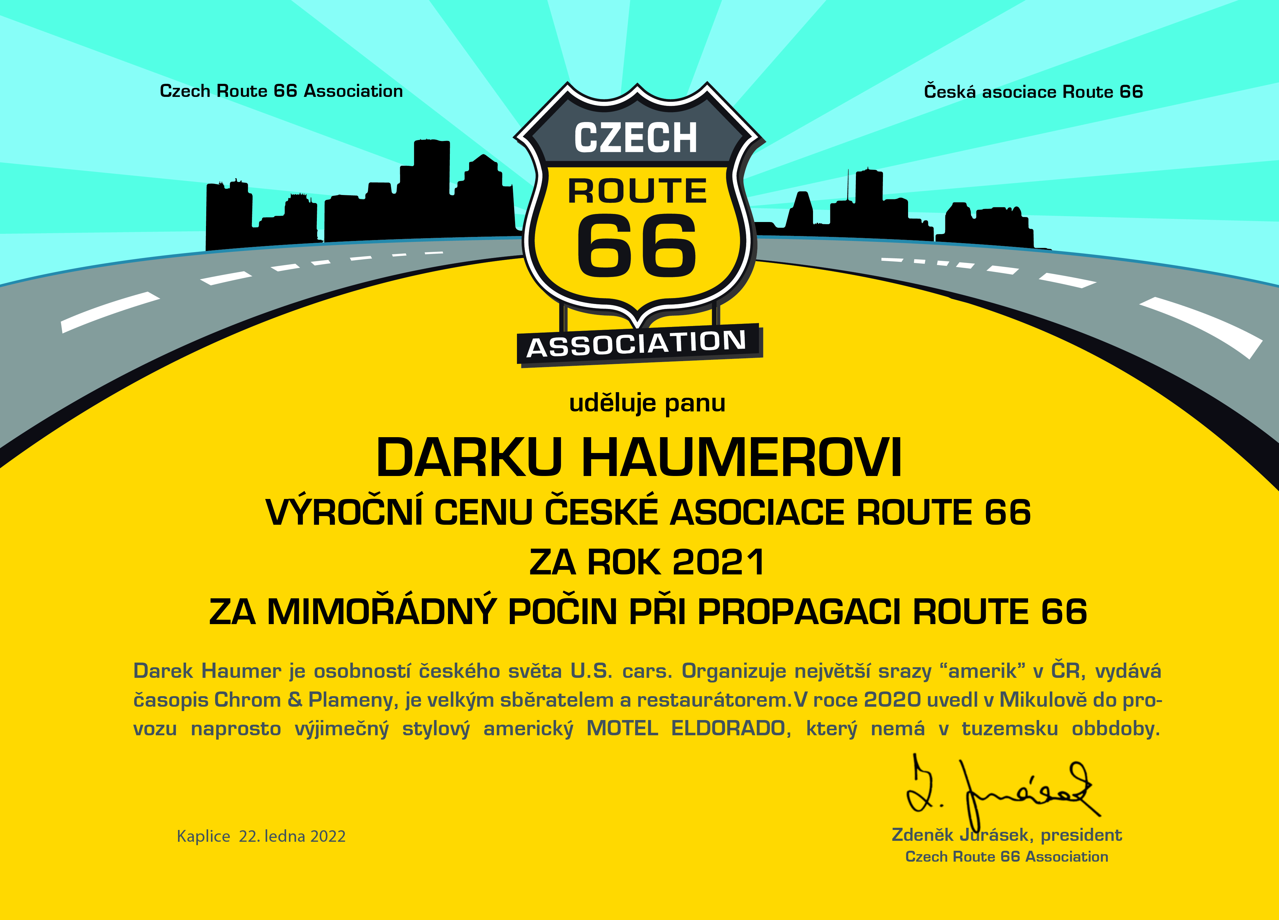 XIV. CELOSTÁTNÍ SRAZ ČESKÉ ASOCIACE ROUTE 66 BYL SUPER!